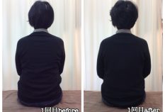体が真っ直ぐになり、腰痛も良くなりました